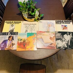 Lot Of 8 CHARLIE PARKER Vinyl Jazz